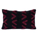 Διακοσμητική Μαξιλαροθήκη Home Décor 30x50 MAT BORDEAUX Κόκκινο Palamaiki