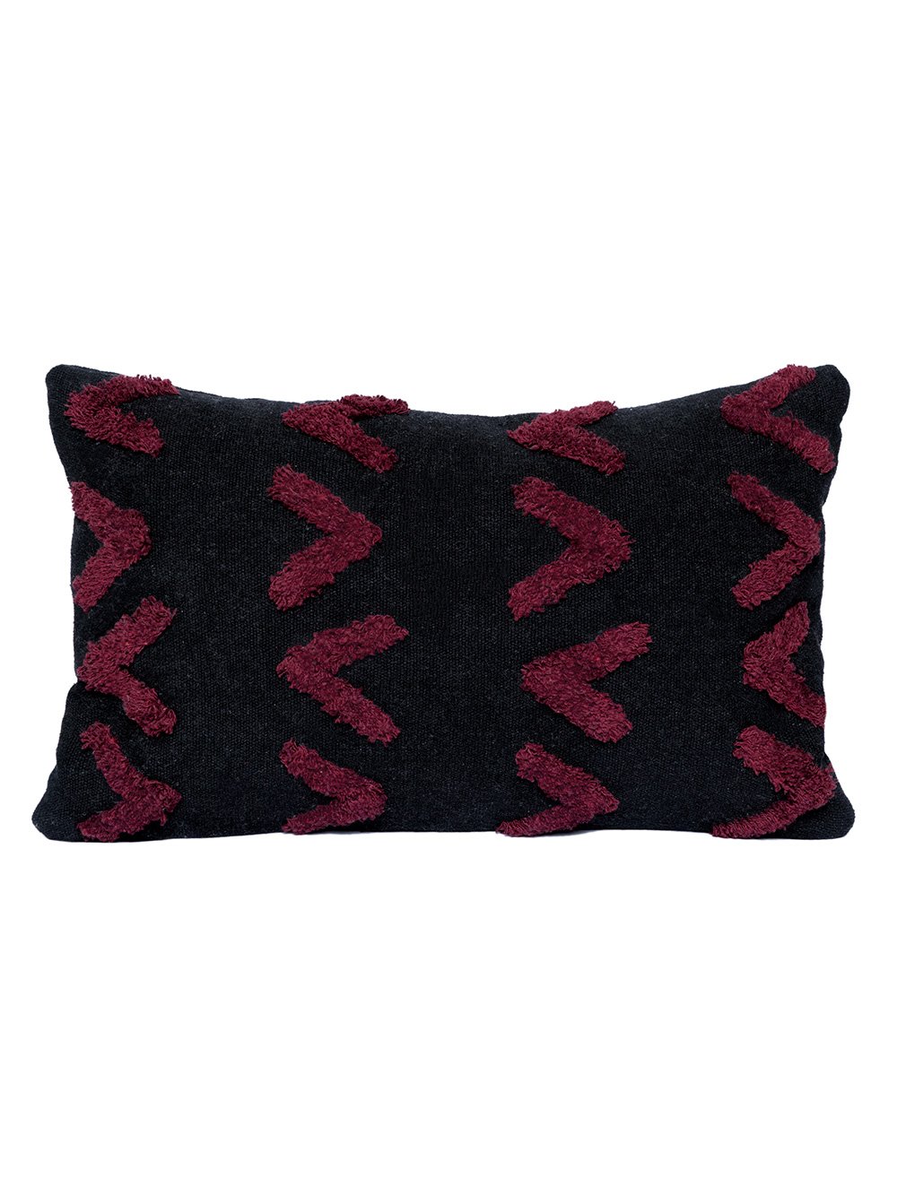 5205857240264_5 Διακοσμητική Μαξιλαροθήκη Home Décor 30x50 MAT BORDEAUX Κόκκινο Palamaiki - Image 1