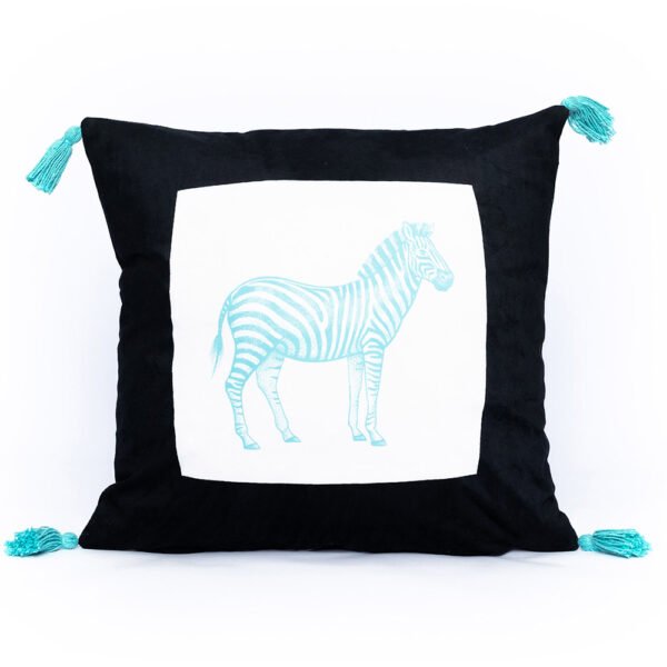 Διακοσμητική Μαξιλαροθήκη Home Décor 45x45 ZEB Μπλε Palamaiki