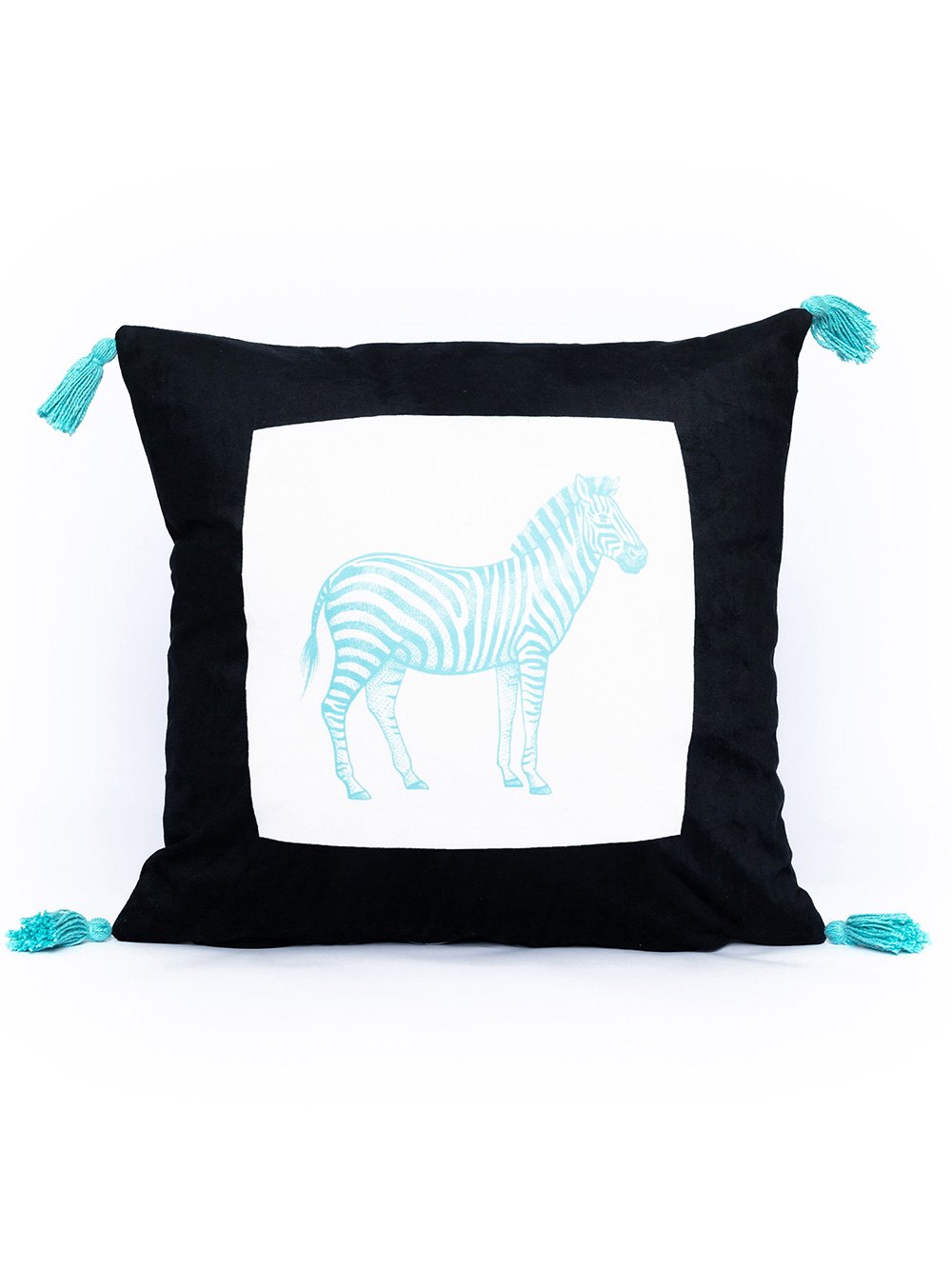5205857240332_2 Διακοσμητική Μαξιλαροθήκη Home Décor 45x45 ZEB Μπλε Palamaiki - Image 1