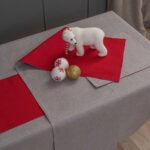 Τραπεζομαντηλο Christmas Collection 140x220 CD01 GREY Γκρι Palamaiki