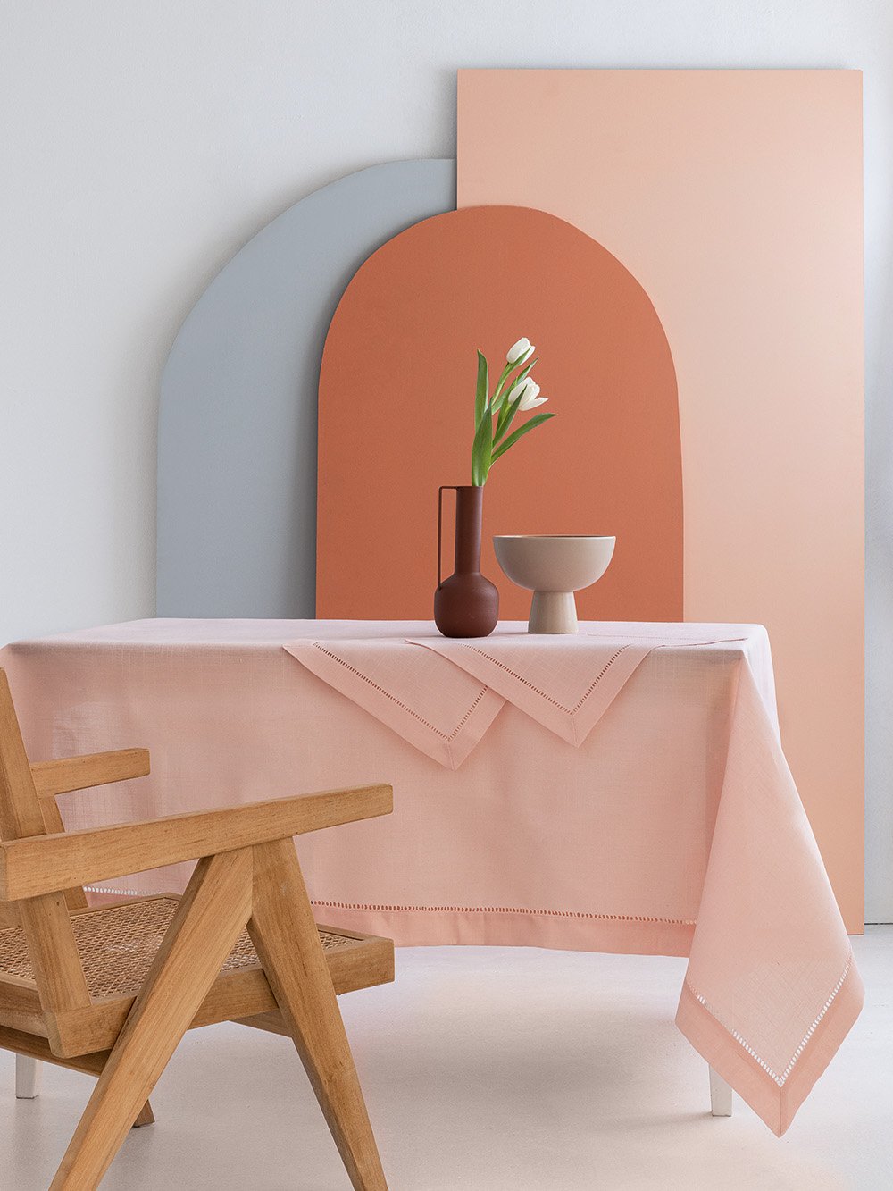 5205857242213_4 Σετ Σουπλα Formal Dinner 35x45 LIANA BEIGE Μπεζ Palamaiki - Image 1