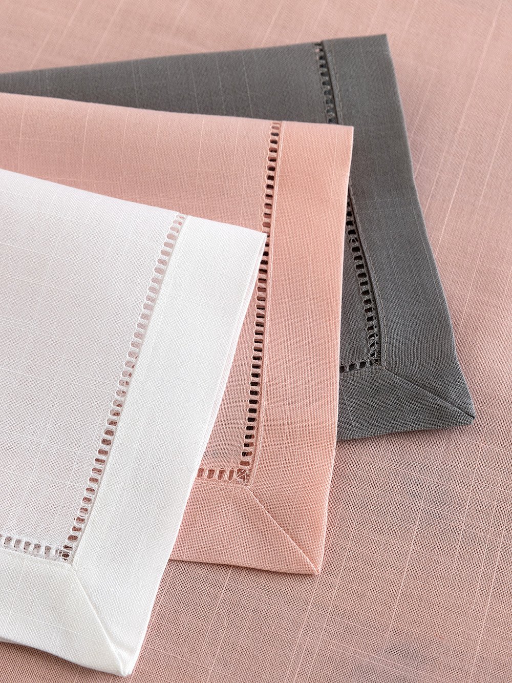 5205857242220_7 Σετ Σουπλα Formal Dinner 35x45 LIANA GREY Γκρι Palamaiki - Image 1