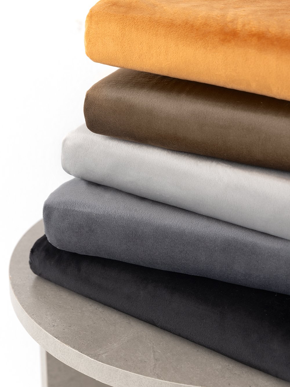 5205857245740_3 Κουρτίνα Με Τρουκς 140x260 CYRIL GOLD Πορτοκαλί Palamaiki - Image 1