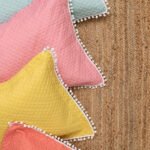 Κουβερλί Υπέρδιπλο 220x240 JUNIPER BUBBLE Ροζ Palamaiki