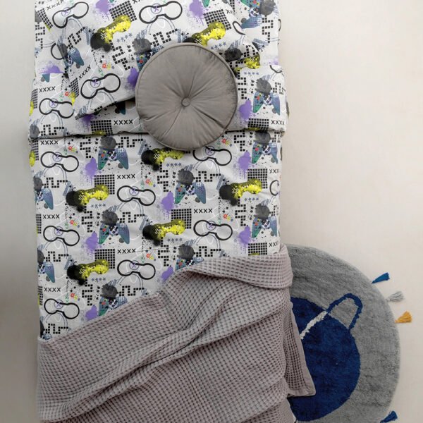 Σετ Μονά Σεντόνια Trend 160x260 TC937 Χωρίς Λάστιχο Ροζ Palamaiki