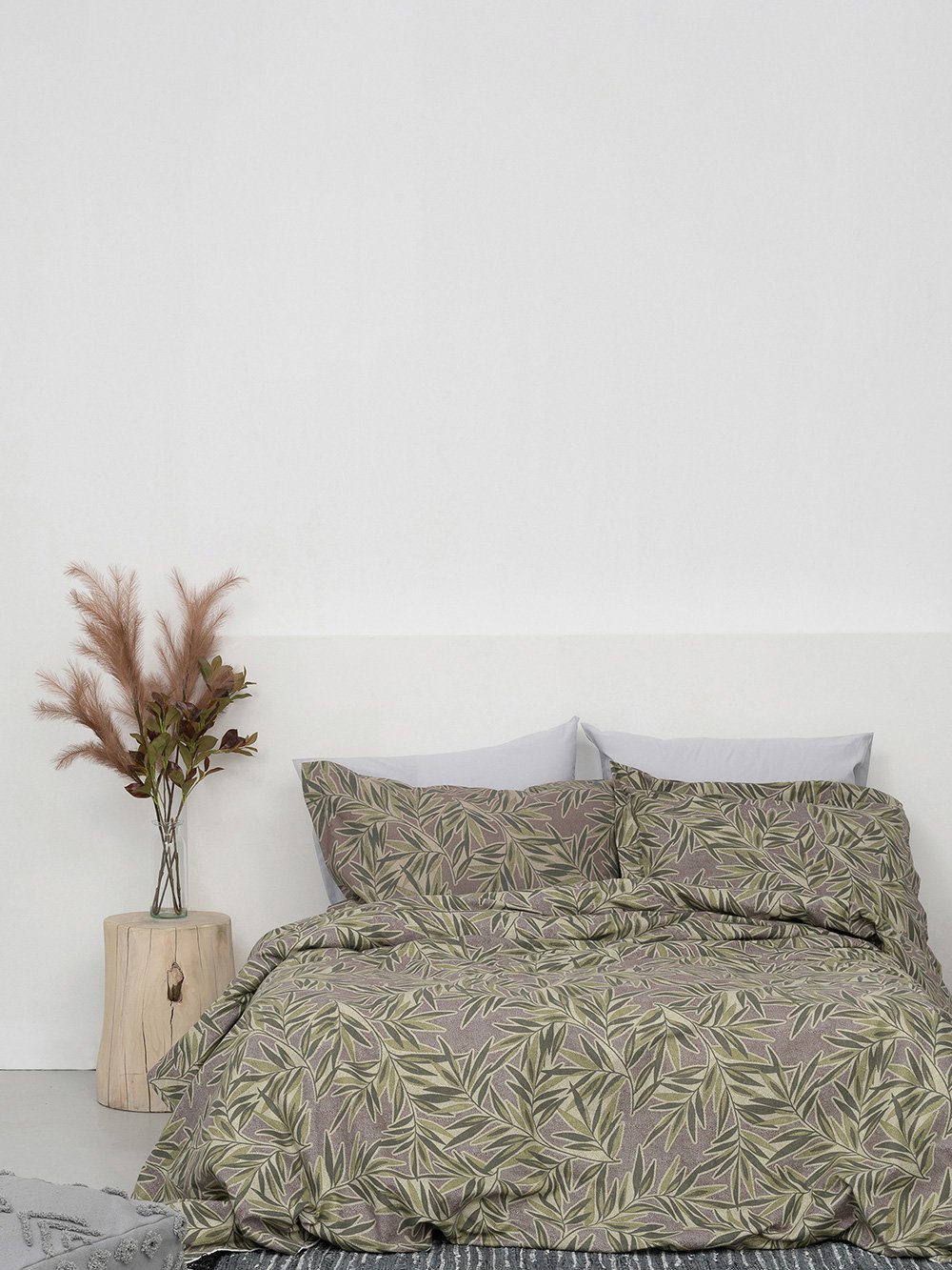 5205857249779_2 Σετ Μονά Σεντόνια Cosy Winter 170x265 CW284 Χωρίς Λάστιχο Πράσινο Palamaiki - Image 1