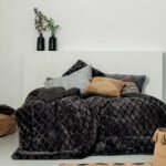 Διακοσμητικη Μαξιλαροθηκη Nadine 50x50 NADINE/2 COAL Μαύρο Palamaiki