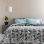 Κουβερτα Μονή 160x220 BLAKE GREY Γκρι Palamaiki