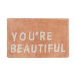 Πατάκι Bathmats Collection 50x100 STUD CARAMEL Καφέ Palamaiki