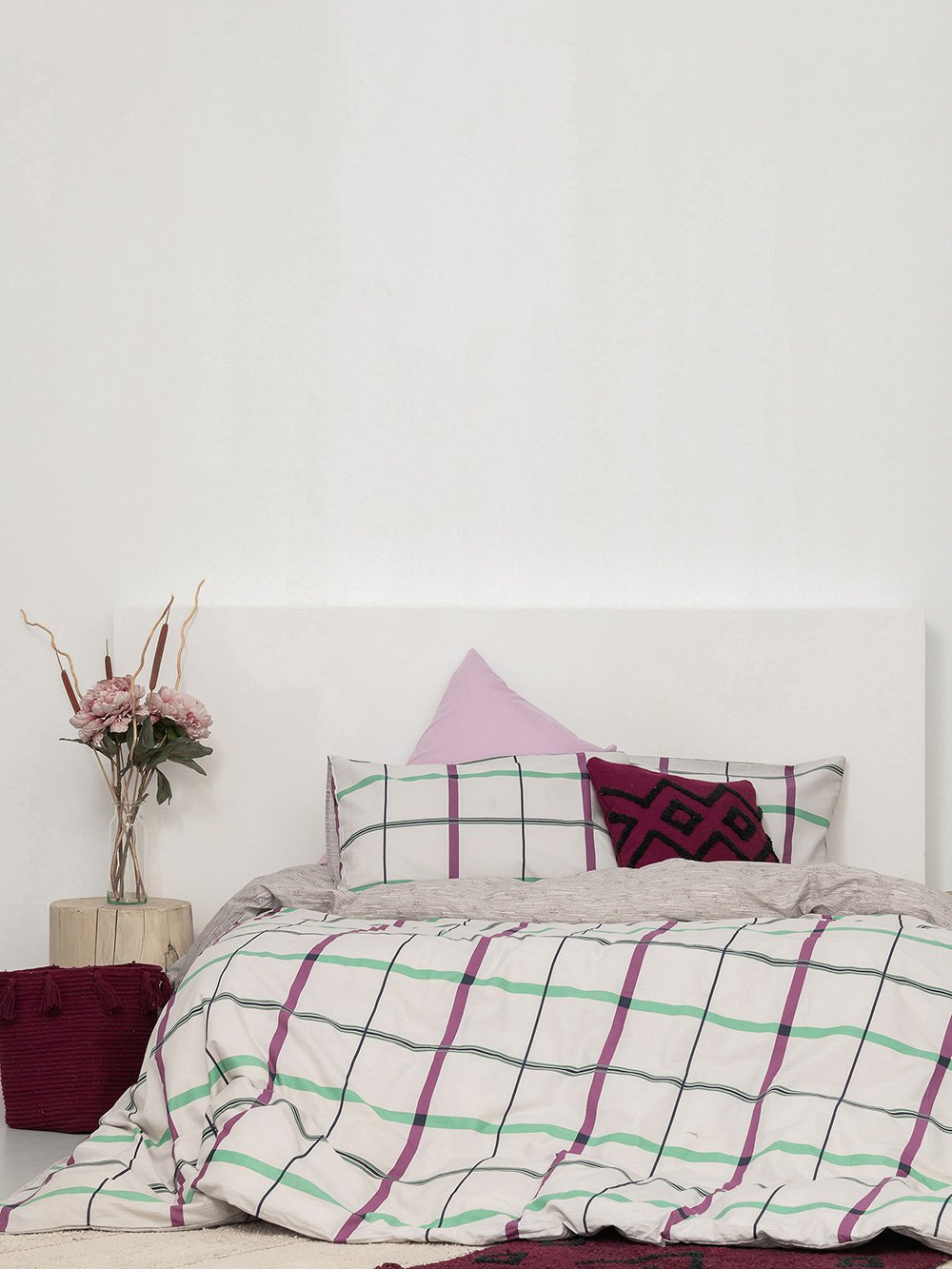 5205857253806_3 Σετ King Size Σεντόνια Fashion Life 265x260 FL6164 Γκρι Palamaiki - Image 1