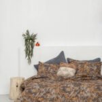 Σετ Μονά Σεντόνια Flannel Beauty 170x265 FB0217 Χωρίς Λάστιχο Καφέ Palamaiki