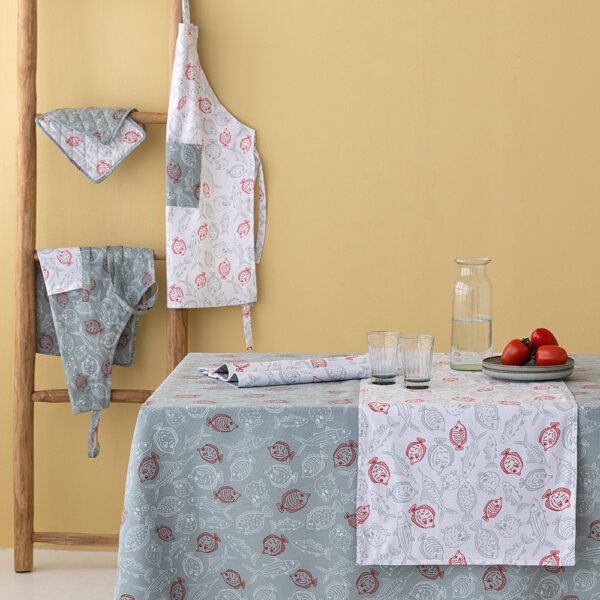 Τραπεζομάντηλο TATI 150x220 TAT11 Γκρι Palamaiki