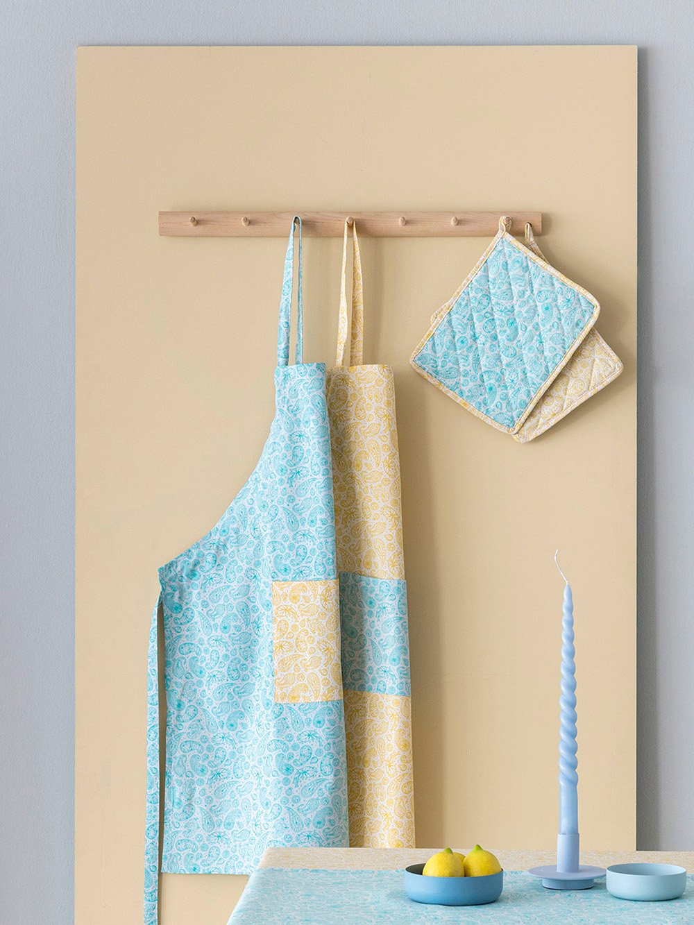 5205857261306_3 Ποδιά κουζίνας TATI 80x60 TAT5 Γαλάζιο Palamaiki - Image 1