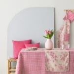 Σετ Σουπλά TATI 45x35 TAT8-TAT10 Φούξια - Μπεζ Palamaiki