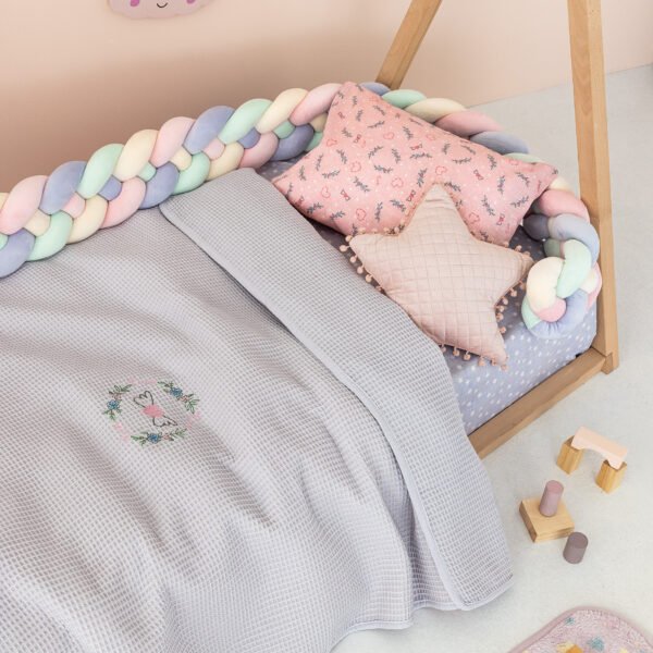 Κουβέρτα Πικέ Αγκαλιάς Baby Blankets 80x110 CANDY LILAC Μωβ Palamaiki