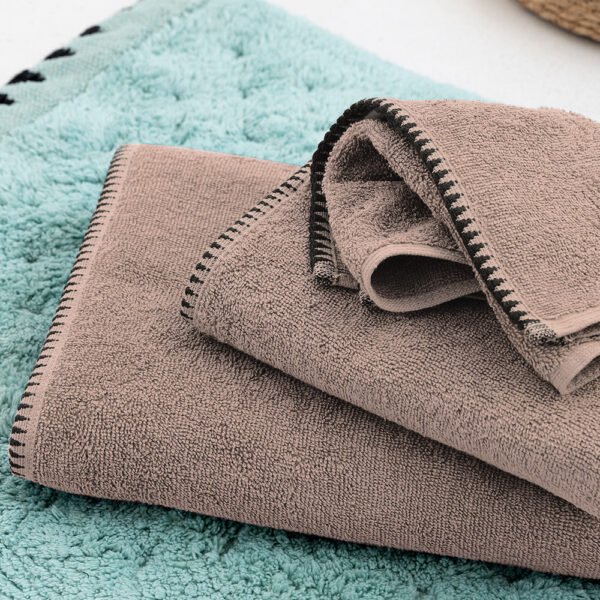 Πετσέτα Προσώπου Towels Collection 50x90 BROOKLYN TAUPE Καφέ Palamaiki