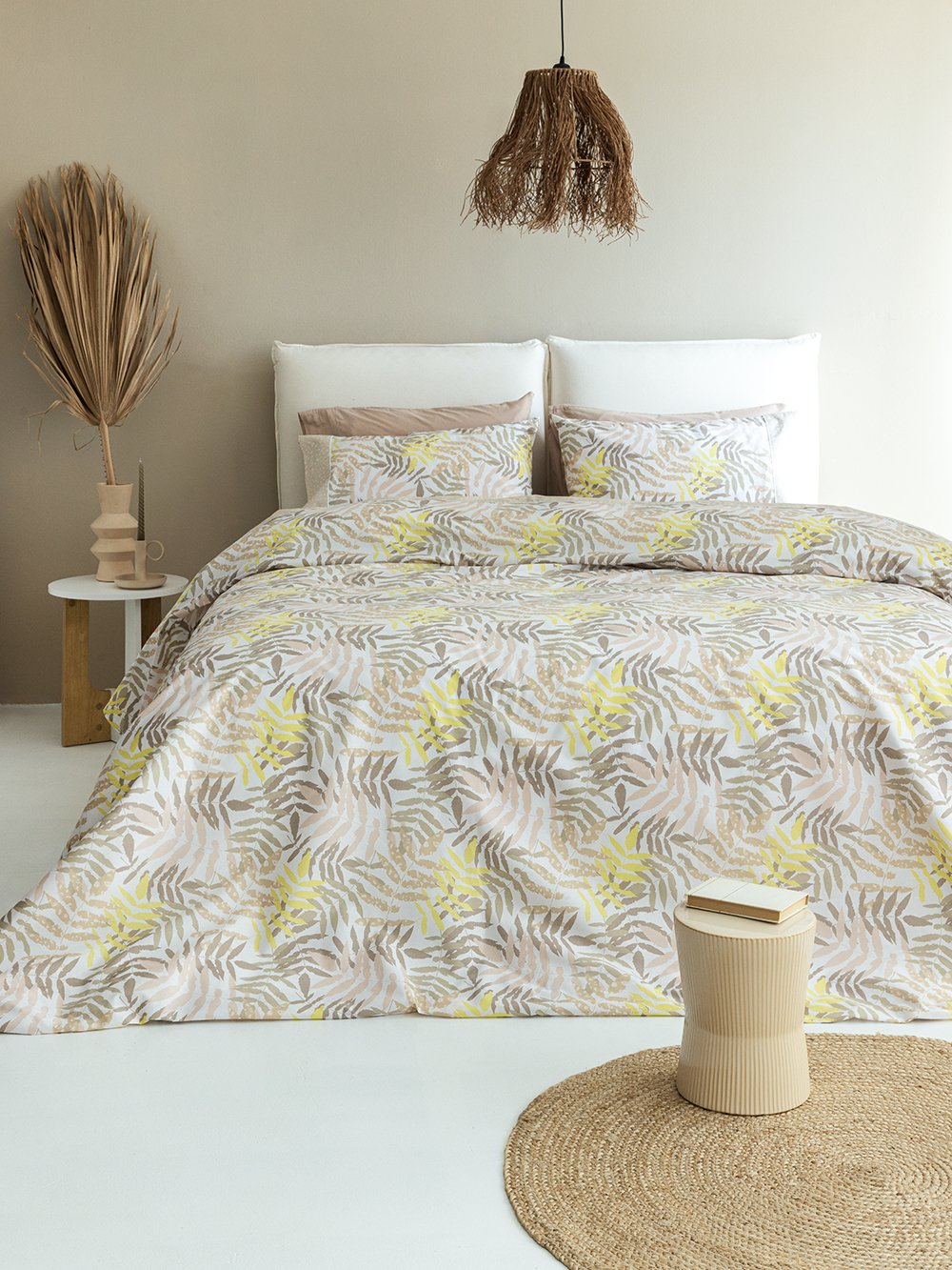 5205857262723_8 Σετ μονά σεντόνια Coordinabile 170X260 CB2082 Χωρίς Λάστιχο Καφέ Palamaiki - Image 1