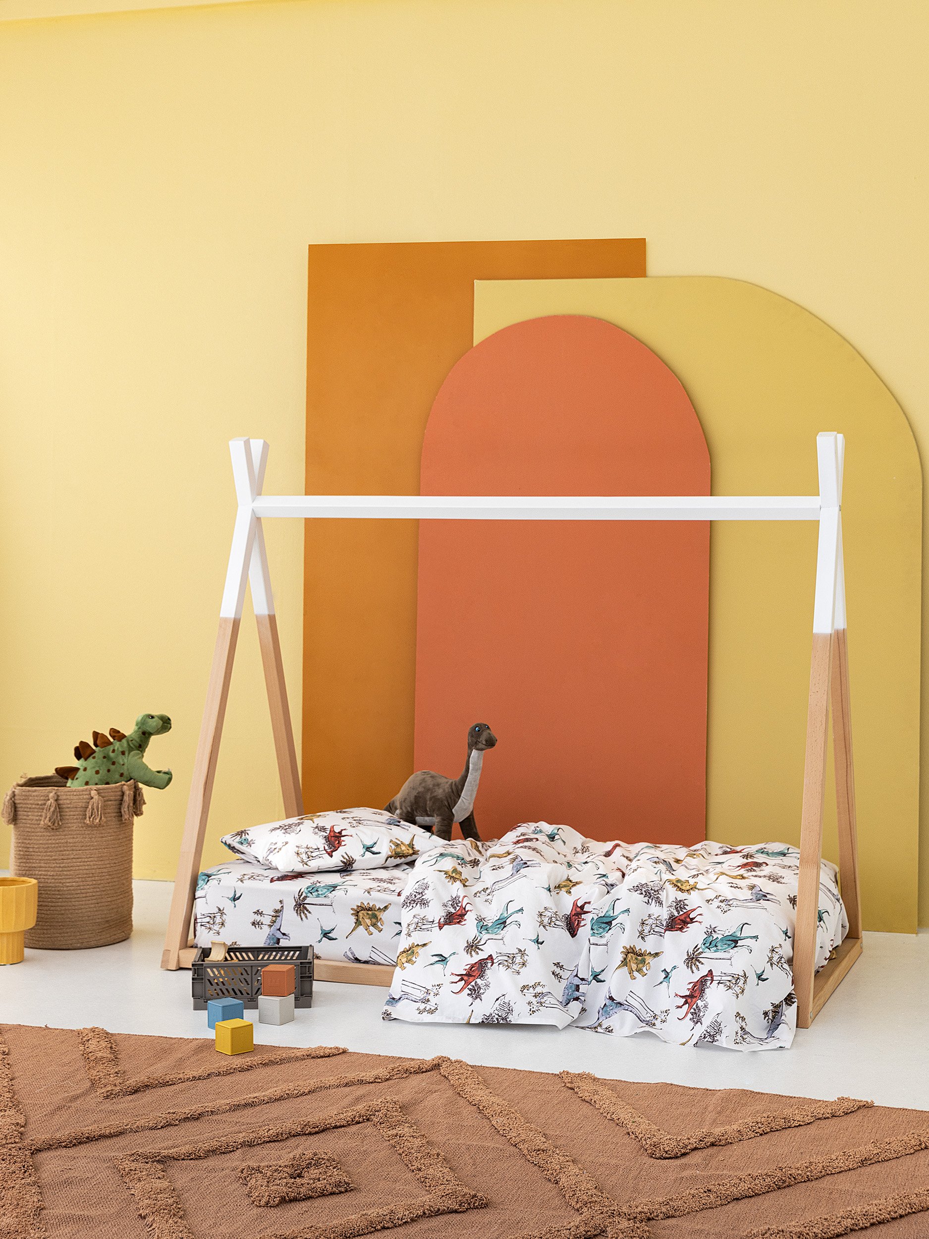 5205857263058_2 Κουβερλί Κούνιας My Kingdom 110X150 MK748 Λευκό Palamaiki - Image 1