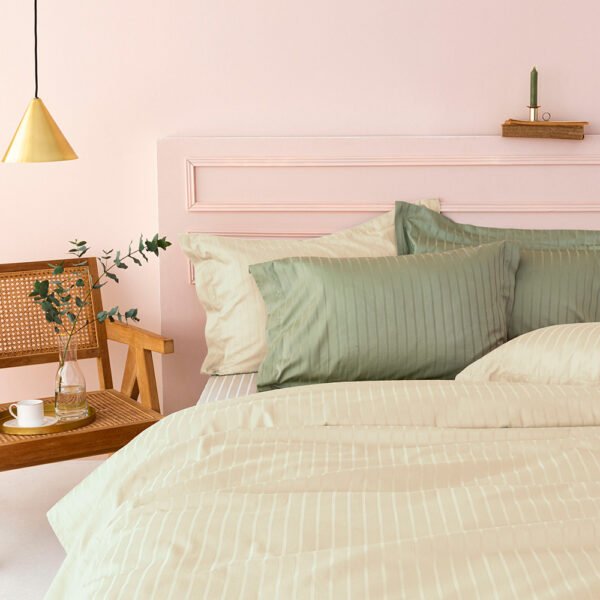 Σεντόνι Υπέρδιπλο 240x270 Sateen Riga CREAM Λευκό Palamaiki