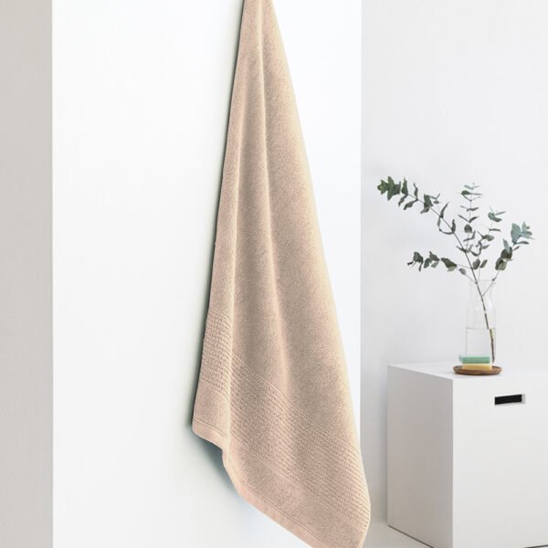 Πετσέτα Προσώπου Towels Collection 50x90 ROKE BEIGE Μπεζ Palamaiki