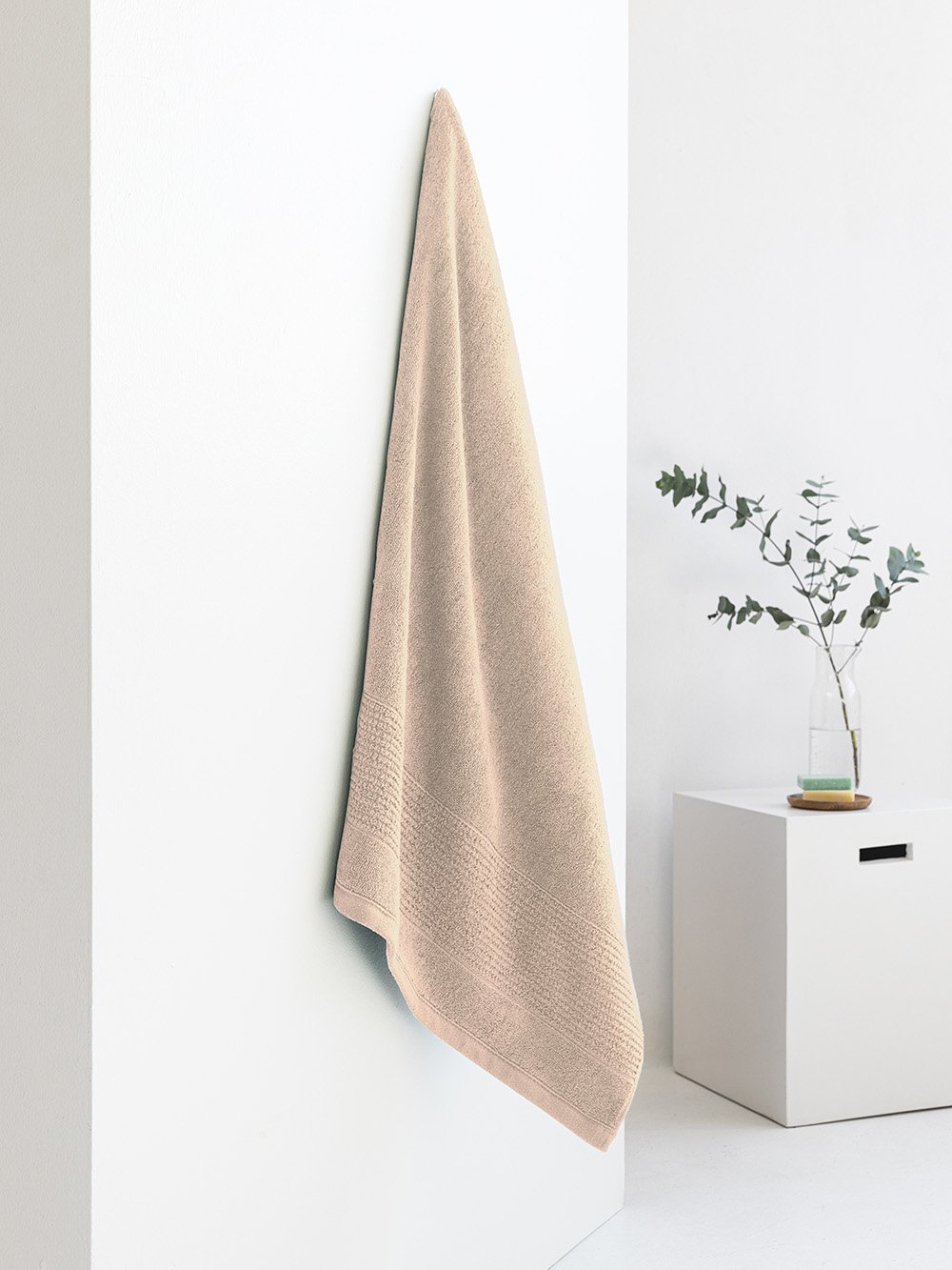 5205857265984_2 Πετσέτα Προσώπου Towels Collection 50x90 ROKE BEIGE Μπεζ Palamaiki - Image 1