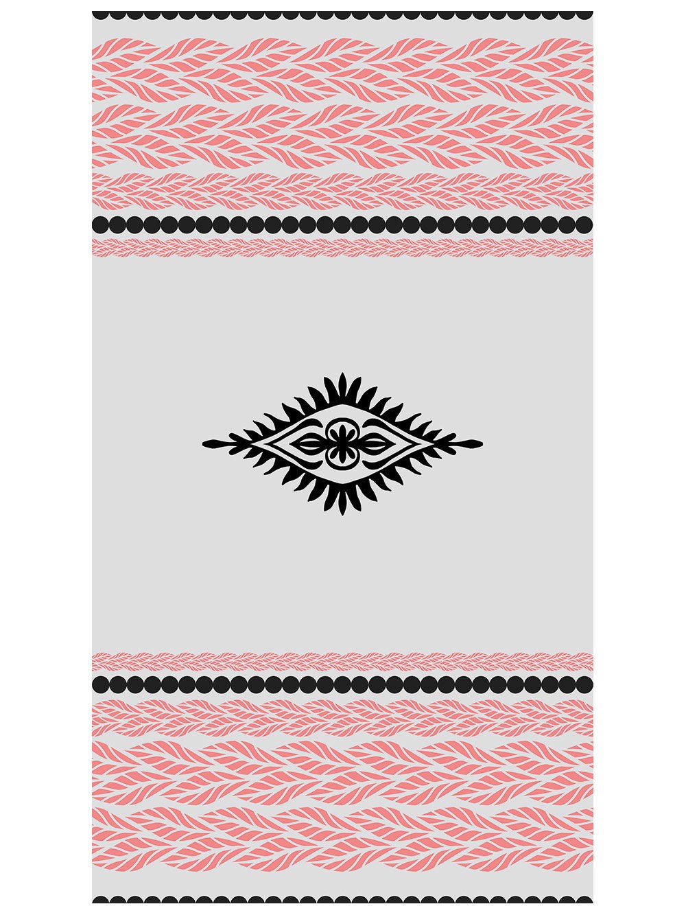 5205857266493_2 Παρεοπετσέτα Θαλάσσης Beach Collection 86x160 INUVIT Ροζ Palamaiki - Image 1