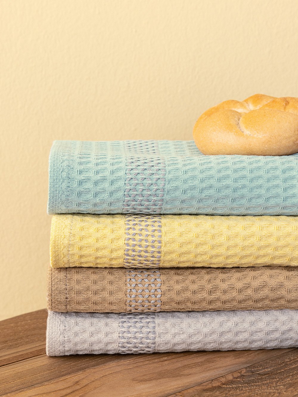 5205857266530_2 Σετ 4 Πετσέτες Κουζίνας Kitchen Towels 50x70 KE450 Palamaiki - Image 1
