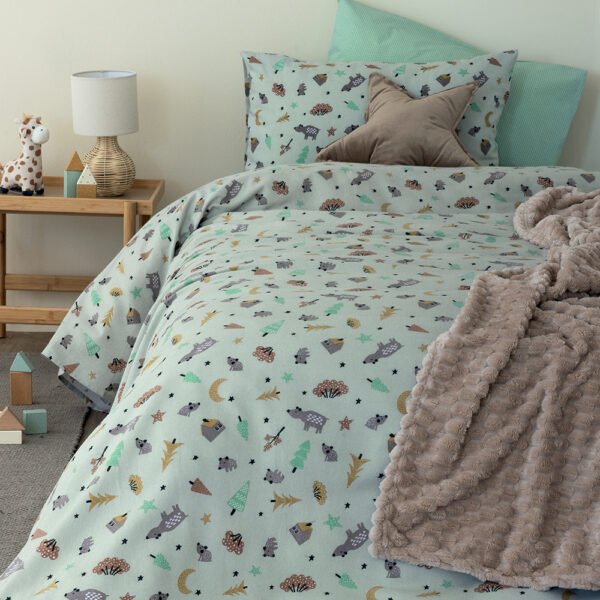 Σετ Μονά Σεντόνια Floufi 170x265 FF101 Χωρίς Λάστιχο  Palamaiki