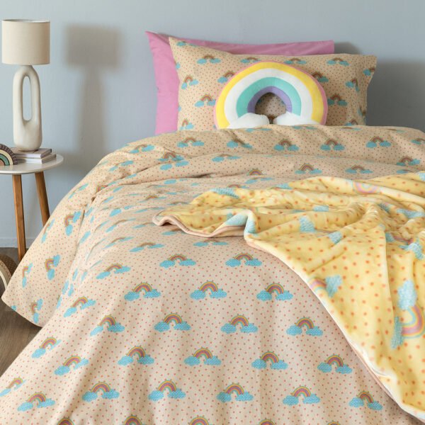 Σετ Μονά Σεντόνια Floufi 170x265 FF102 Χωρίς Λάστιχο  Palamaiki