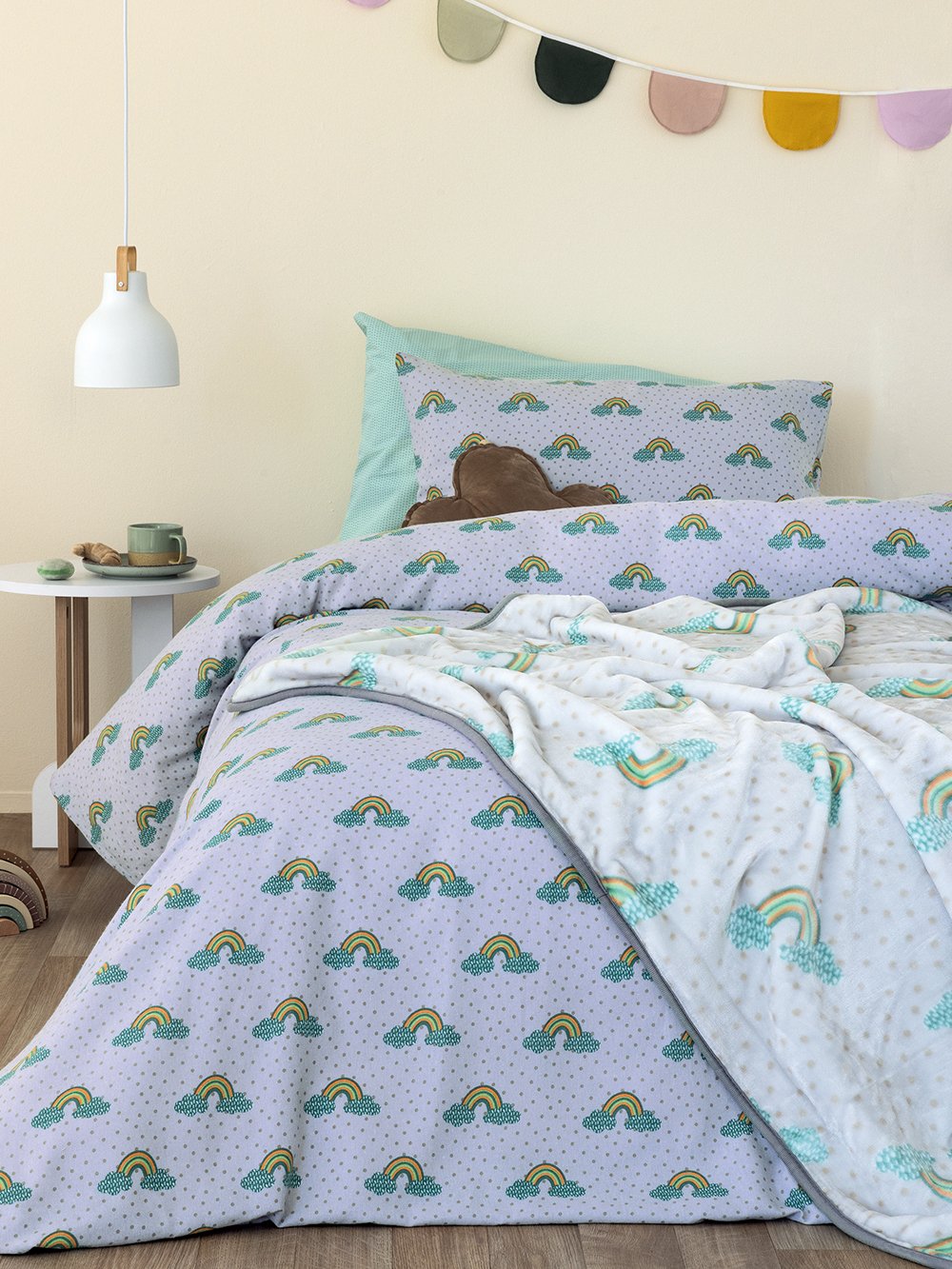 5205857268008_2_3 Σετ Μονά Σεντόνια Floufi 170x265 FF103 Χωρίς Λάστιχο Palamaiki - Image 1