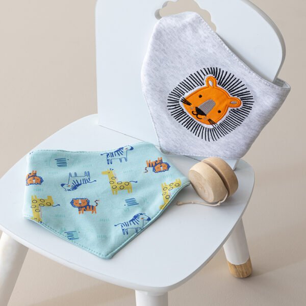 Σετ Σαλιάρες μπαντάνα New Baby NB0140 BOY Εμπριμέ Palamaiki