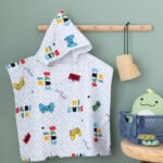 Poncho baby 60x120 NB0141 BOY Εμπριμέ Palamaiki