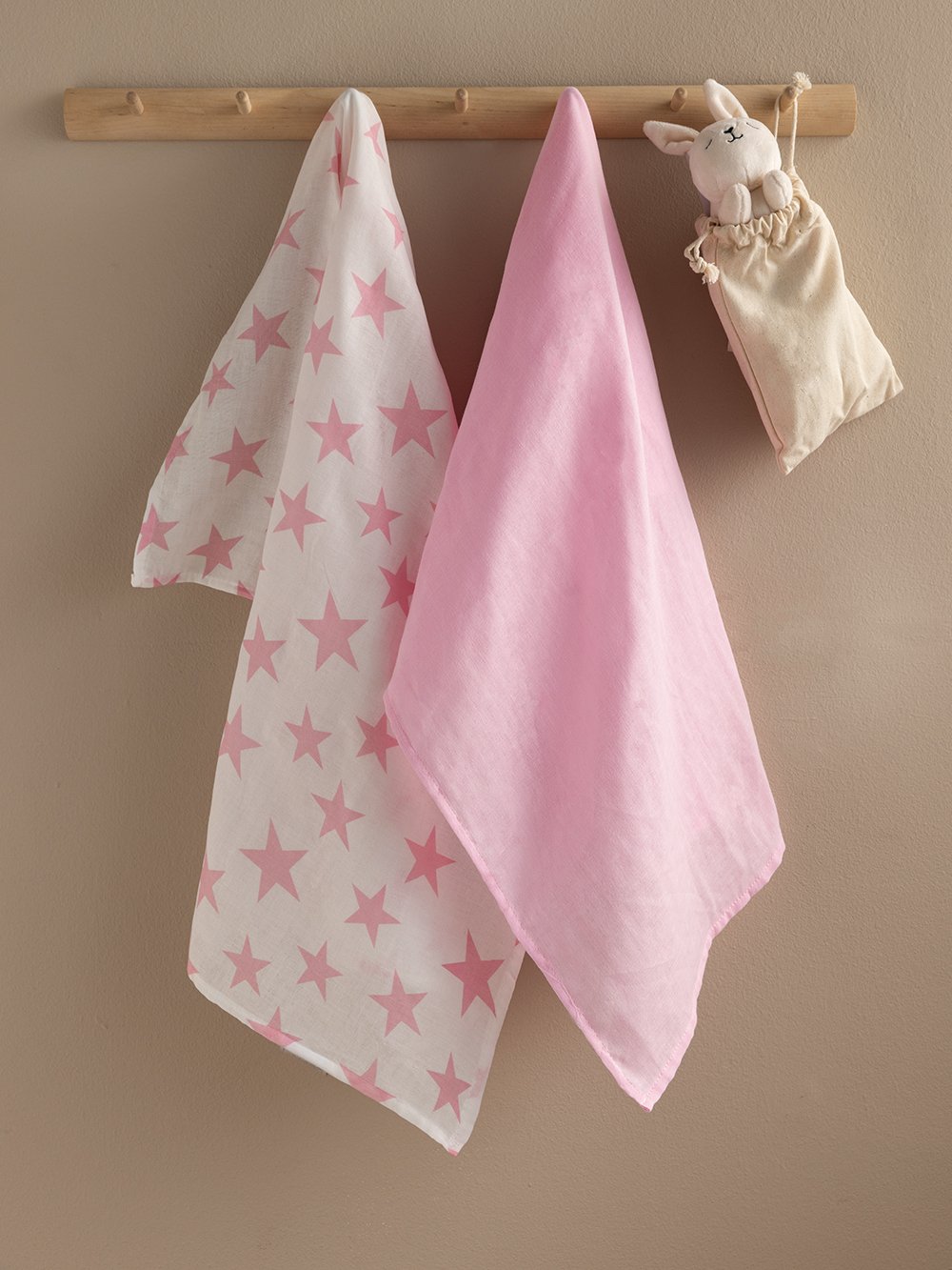 5205857268244_1_6 Σετ μουσελίνες - πάνες αγκαλιάς NB0143 GIRL Ροζ Palamaiki - Image 1