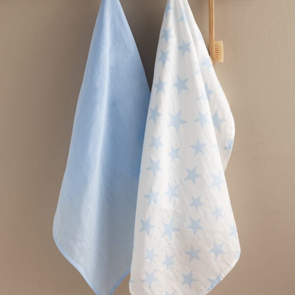 Σετ μουσελίνες - πάνες αγκαλιάς NB0143 BOY Μπλε Palamaiki