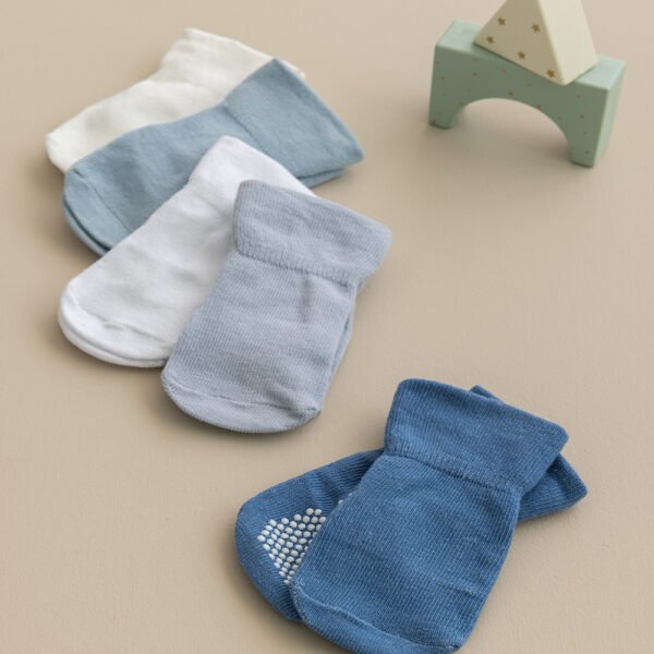 Σετ Καλτσάκια New Baby NB0145 BOY Μπλε Palamaiki