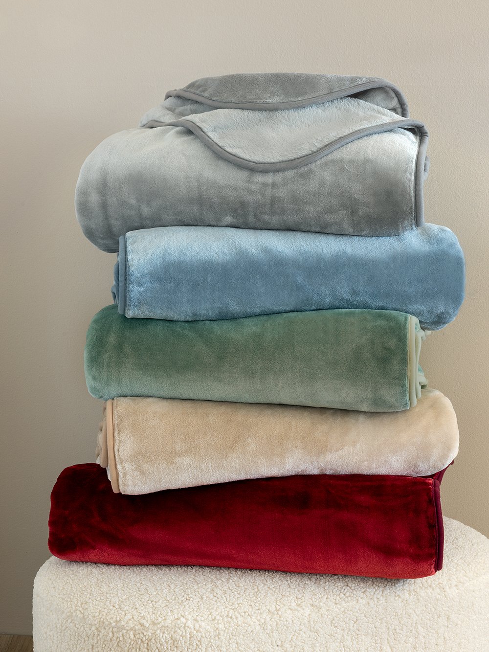 5205857269432_5 Κουβέρτα Βελουτέ 160x220 DREAM VELOUR/3 DENIM Μπλε Palamaiki - Image 1