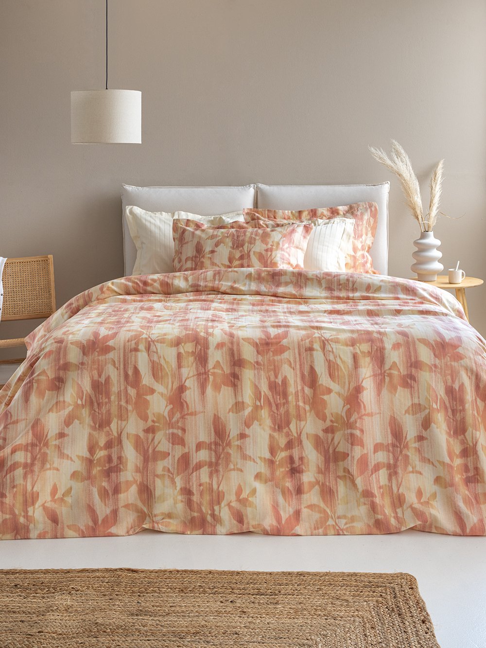 5205857271275_5 Σετ Υπέρδιπλα Σεντόνια Ivy 240x270 IS804 Ροζ Palamaiki - Image 1