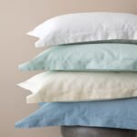 Ζεύγος Μαξιλαροθήκες Oxford 52x75 Posh Sateen DENIM Μπλε Palamaiki