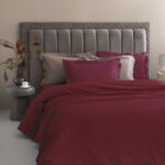 Σετ Παπλωματοθήκη Υπέρδιπλη 240x250 Posh Sateen BORDO Κόκκινο Palamaiki