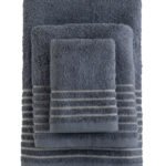 Σετ Πετσέτες (30X50, 50X90, 70X140) SER GREY Γκρι Palamaiki