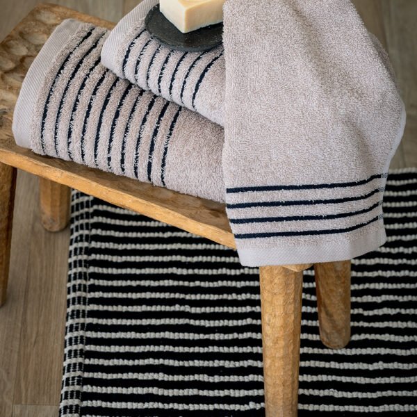 Σετ Πετσέτες (30X50, 50X90, 70X140) SER FOG Μπεζ Palamaiki