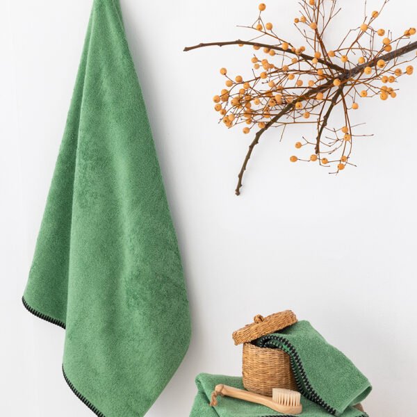 Πετσέτα Προσώπου Towels Collection 50x90 BROOKLYN GREEN Πράσινο Palamaiki