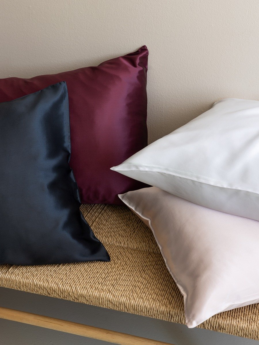 5205857273101_2_1 Μαξιλαροθήκη 50x70 Silka BORDEAUX Μπορντώ Palamaiki - Image 1