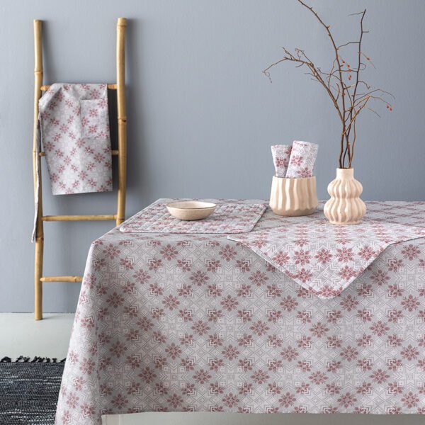 Τραπεζομάντηλο TATI 140x180 TAT15 Εμπριμέ Palamaiki