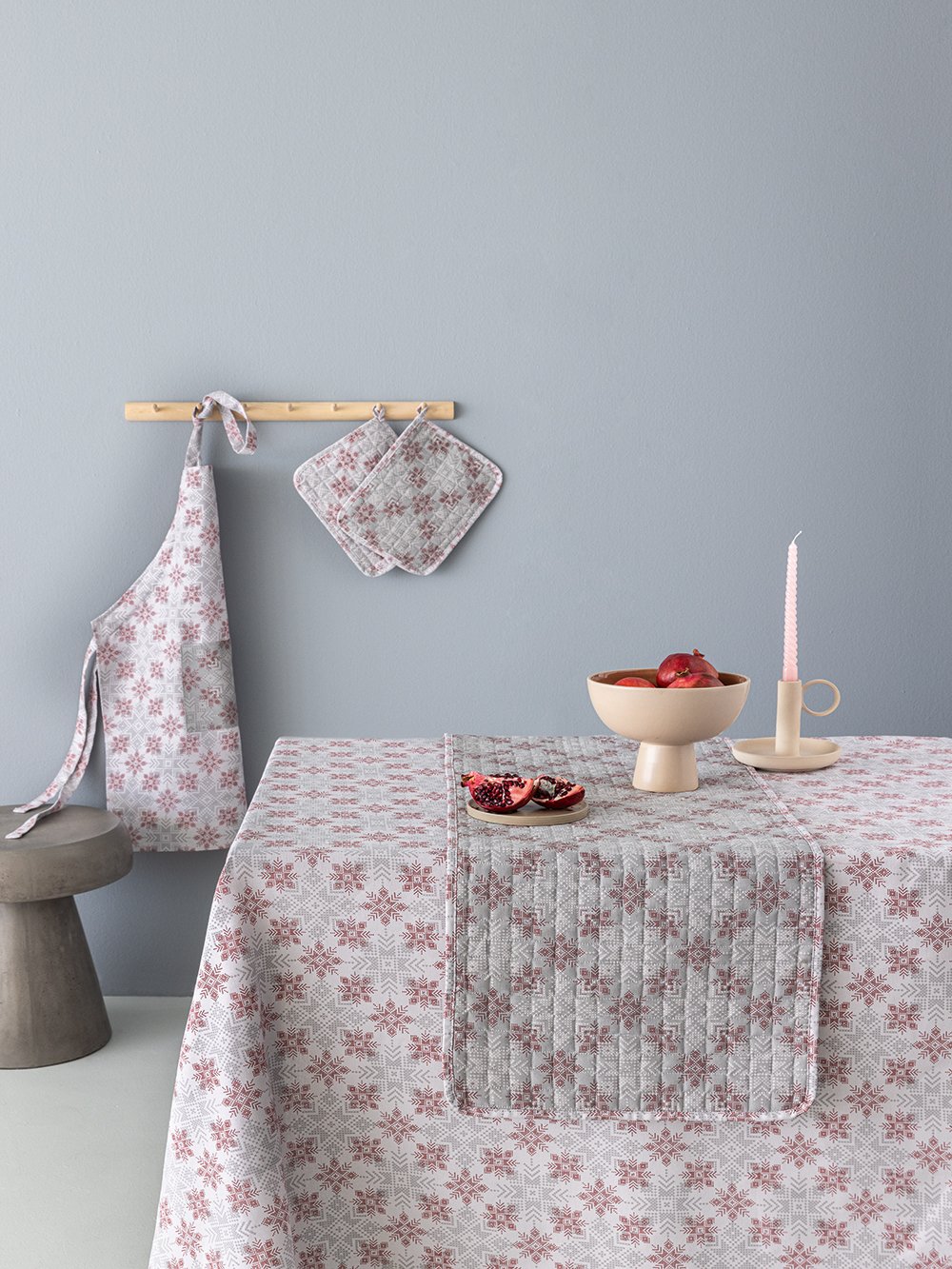 5205857273569_2 Τραπεζομάντηλο TATI 140x220 TAT16 Εμπριμέ Palamaiki - Image 1