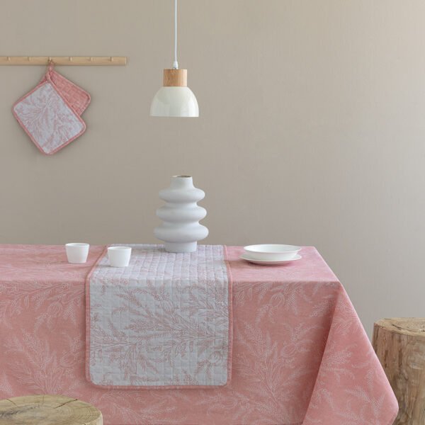 Τραπεζομάντηλο TATI 140x220 TAT18 Ροζ Palamaiki