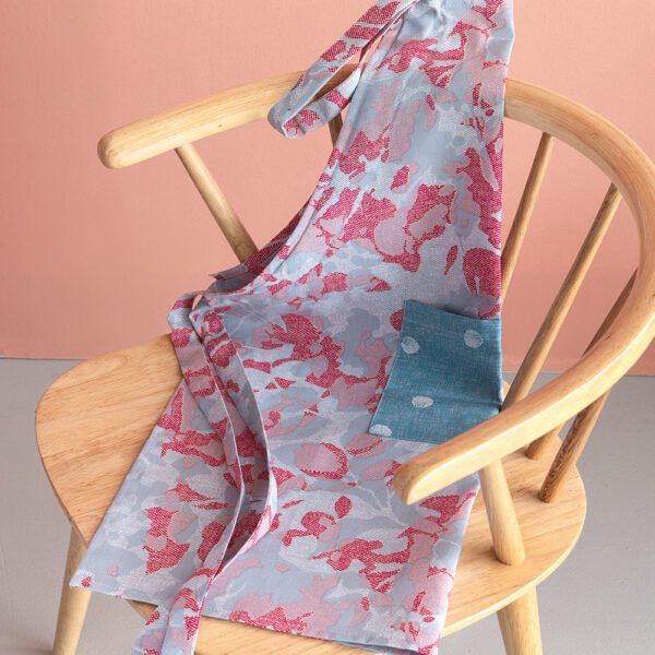 Ποδιά κουζίνας TATI 80x60 TAT14 Ροζ Palamaiki