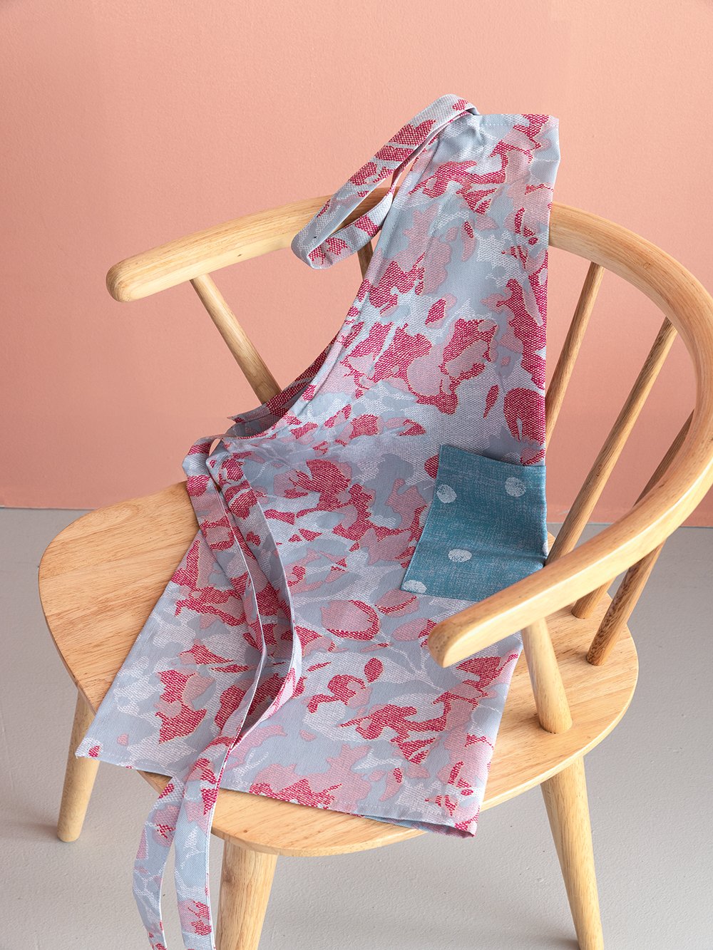 5205857273620_2 Ποδιά κουζίνας TATI 80x60 TAT14 Ροζ Palamaiki - Image 1