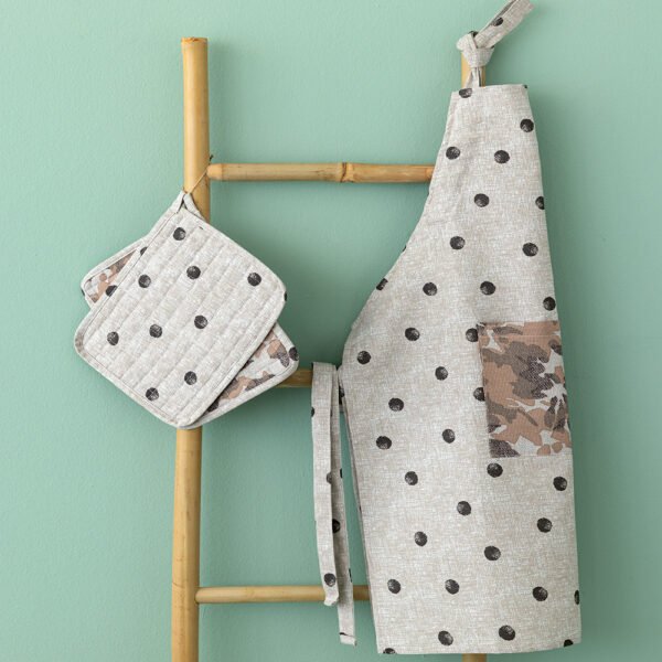 Ποδιά κουζίνας TATI 80x60 TAT19 Μπεζ Palamaiki